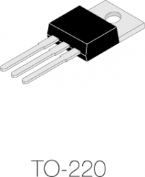 Bipolar junction transistor, PNP, 10 A, 60 V, THT, TO-220, MJE2955T