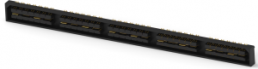 Socket header, 140 pole, pitch 0.8 mm, straight, black, 3-1658012-5