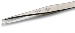 ESD precision tweezers, uninsulated, antimagnetic, stainless steel, 127 mm, AASA