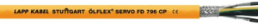 PUR servo line ÖLFLEX SERVO FD 796 CP 4 G 6.0 mm², AWG 10, shielded, orange
