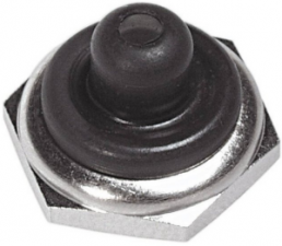 Sealing cap, (W x H) 17 x 11.6 mm, black, for toggle switch, N36116015