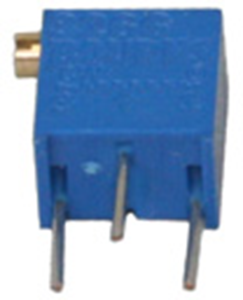 Cermet trimmer potentiometer, 12 turns, 10 kΩ, 0.25 W, THT, lateral, 3266X-1-103LF