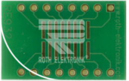 SO16 multi-adapter board, 1.27 mm pitch, 16 x 25 mm, Roth Elektronik RE932-04ST