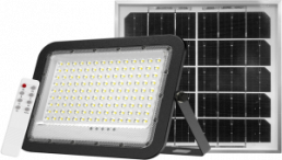 Solar LED floodlight, 6 W PV, 800 lm, 6500K, IP65