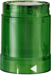LED flashing light element, Ø 52 mm, green, 115 VAC, IP54