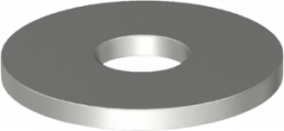 Large area disk, M8, H 1.5 mm, inner Ø 8.5 mm, outer Ø 40 mm, stainless steel, 3403145