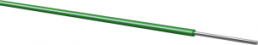 PVC-switching wire, Yv, green, outer Ø 1.1 mm