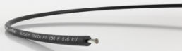 Silicone-train cable, halogen free, ÖLFLEX TRAIN HT 150 F 3,6kV, 95 mm², black, outer Ø 20.6 mm