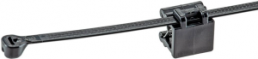 Edge clip, max. bundle Ø 51 mm, nylon/steel galvanized, black, (L x W x H) 203 x 13.2 x 16 mm