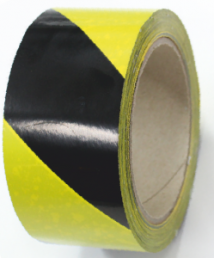 Warning tape, (W) 50 mm, PVC, 029.93-9-50X66-W