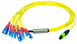 FO cable, MT/MPO to LC, 2 m, OS2, singlemode 9/125 µm
