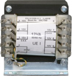 Universal transformer, 15 VA, 20 V/24 V/30 V, 0.25 A, 05338 A