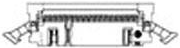 Pin header, 30 pole, pitch 2.54 mm, straight, black, 2-111504-0