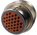 Connector, 31 pole, straight, natural, HD36-24-31PE