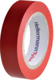 Insulation tape, 15 x 0.15 mm, PVC, red, 10 m, 710-00101