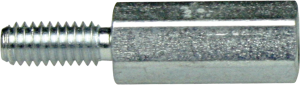 Hexagonal spacer bolt, External/Internal Thread, M4/M4, 30 mm, steel
