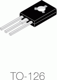 Bipolar junction transistor, NPN, 4 A, 80 V, THT, TO-126, BD441
