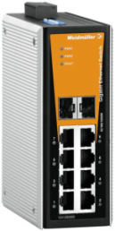 Ethernet switch, unmanaged, 8 ports, 1 Gbit/s, 12-48 VDC, 1241280000