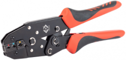 Ratchet crimping pliers for isolated connectors, 0.5-6.0 mm², AWG 20-10, C.K Tools, T3682A
