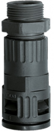 Plastic tube fitting, M32, plastic, IP66, gray, (L) 82 mm