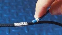 Polyacetal cable maker, imprint "G", (W) 17.6 mm, max. bundle Ø 19 mm, white, 928554-000