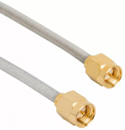 Coaxial Cable, SMA plug (straight) to SMA plug (straight), 50 Ω, 0.085" CONFORMABLE, 610 mm, 135101-R1-24.00