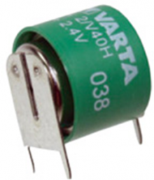 Nickel-metal hydride rechargeable battery, 40 mA·h, 3.6 V, Battery pack
