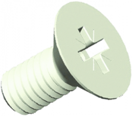 Countersunk head screw, PH-Recess, M5, 20 mm, polyamide, DIN 965/ISO 7046