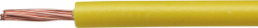 PVC-Stranded wire, high flexible, H05V-K, 0.5 mm², AWG 20, yellow, outer Ø 2.2 mm