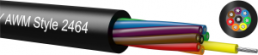PVC control line UL-LiYY 10 x 0.56 mm², AWG 20, unshielded, black