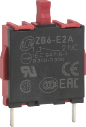 Auxiliary switch block, 1 Form A (N/O), 120 V, 3 A, ZB6E1A