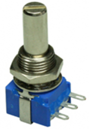 Conductive plastic potentiometer, 10 kΩ, 0.5 W, linear, solder lug, 53RAD-R22-B15L