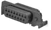 D-Sub connector, 25 pole, standard, angled, solder pin, 5745132-2