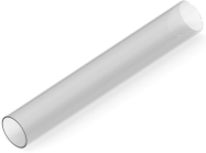 Heatshrink tubing, 2:1, (3.18/1.58 mm), polyvinylidene fluoride, transparent