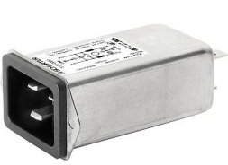 IEC plug C20, 50 to 60 Hz, 250 VAC, faston plug 6.3 mm, 5130.0500.21