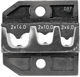 Crimping die for wire end ferrules, 2-16 mm², AWG 10-6, 624 097 3 0