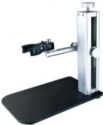 Table top stand with quick-release including extension arm