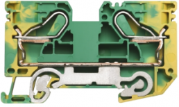 Protective conductor terminal, push-in connection, 2.5-16 mm², 2 pole, 76 A, 8 kV, yellow/green, 1896210000