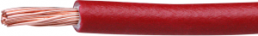 Polymer-Stranded wire, high flexible, halogen free, H05Z-K, 0.5 mm², AWG 20, red, outer Ø 2.6 mm