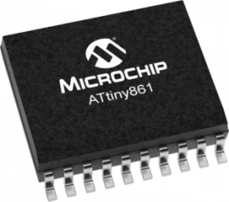 AVR microcontroller, 8 bit, 10 MHz, SOIC-20, ATTINY861V-10SU