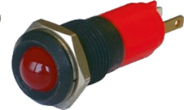 LED signal light, 24 V (AC), 24 V (DC), red, 700 mcd, Mounting Ø 14 mm, LED number: 1