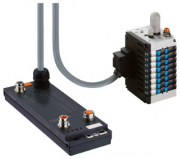 Sensor-actuator distributor, M12 (16 input / 16 output), 105165