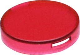 Aperture, round, Ø 16.4 mm, (H) 3.2 mm, red, for pushbutton switch, 5.49.259.013/1303