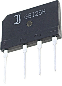 Diotec bridge rectifier, 700 V, 25 A, SIL, GBI25M