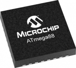 AVR microcontroller, 8 bit, 20 MHz, VFQFN-32, ATMEGA88-20MU