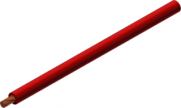 Silicone-Stranded wire, high flexible, halogen free, SiliStrom, 10 mm², AWG 8, red, outer Ø 9 mm
