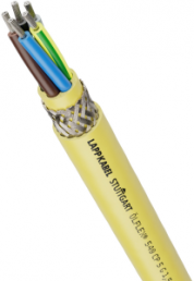 PUR connection line ÖLFLEX 540 CP 2 x 1.5 mm², shielded, yellow