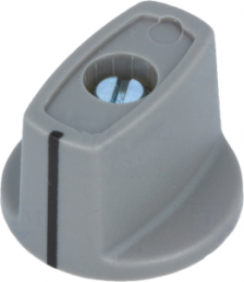 Toggle knob, 6 mm, plastic, gray, Ø 40 mm, H 16 mm, A2440068