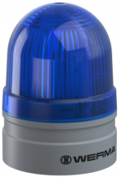 LED surface mounted luminaire TwinLIGHT, Ø 62 mm, blue, 115-230 VAC, IP66