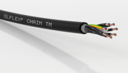 PVC control line ÖLFLEX CHAIN TM 4 G 1.5 mm², AWG 16, unshielded, black